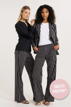 Marilon Fragrance trousers - black/blush