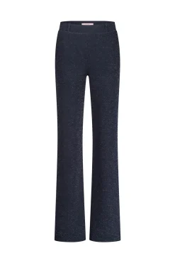 Marilon sparkle trousers - dark blue