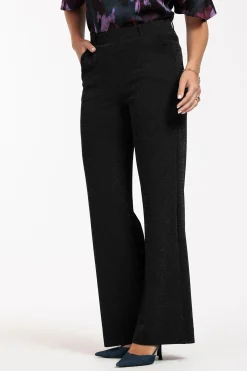 Marilon sparkle trousers - black