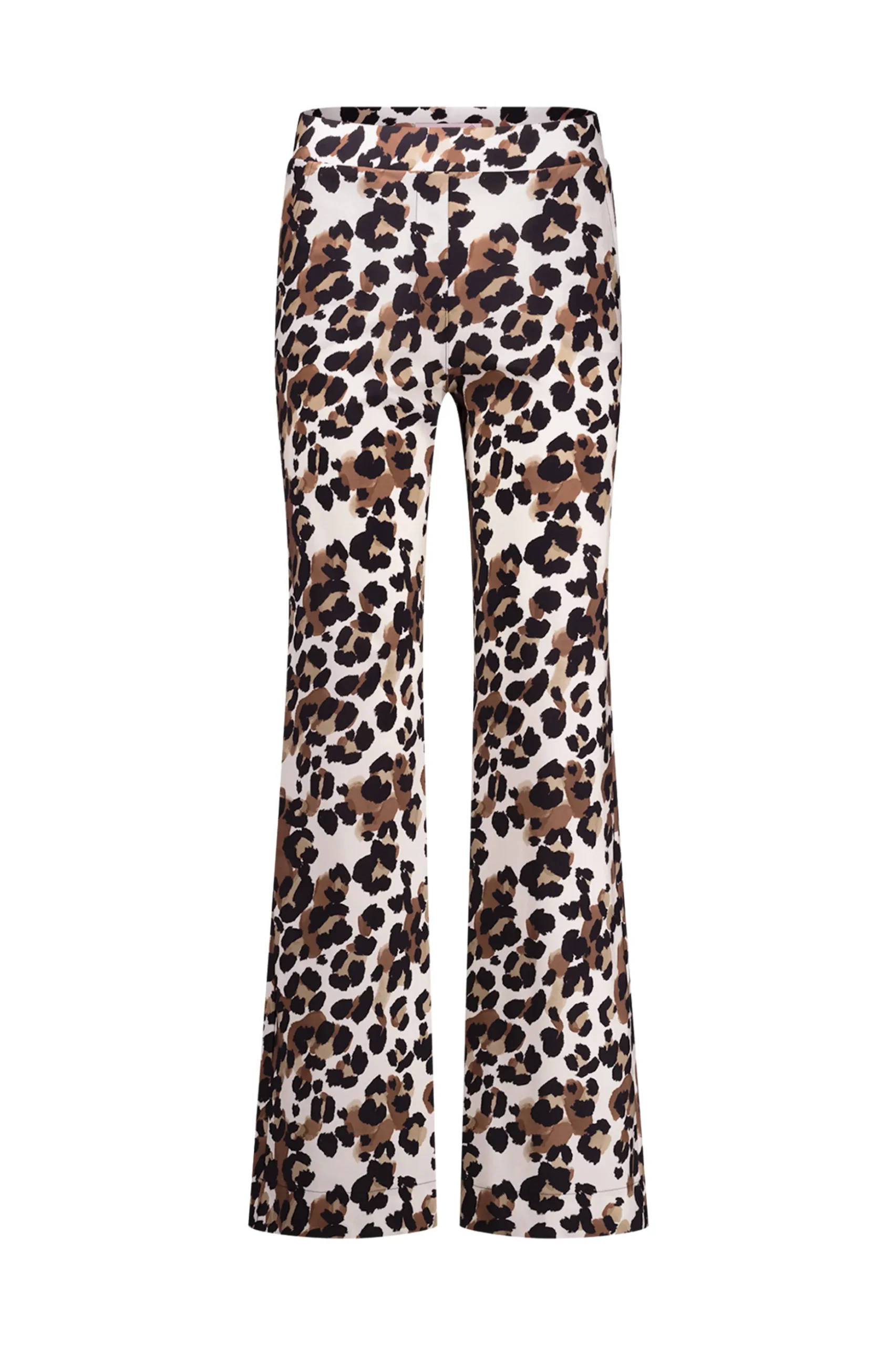 Marinda leopard trousers - kit/chocolate