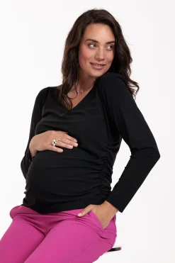 Maternity shirt - black