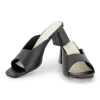Maureen mid heel sandals - black
