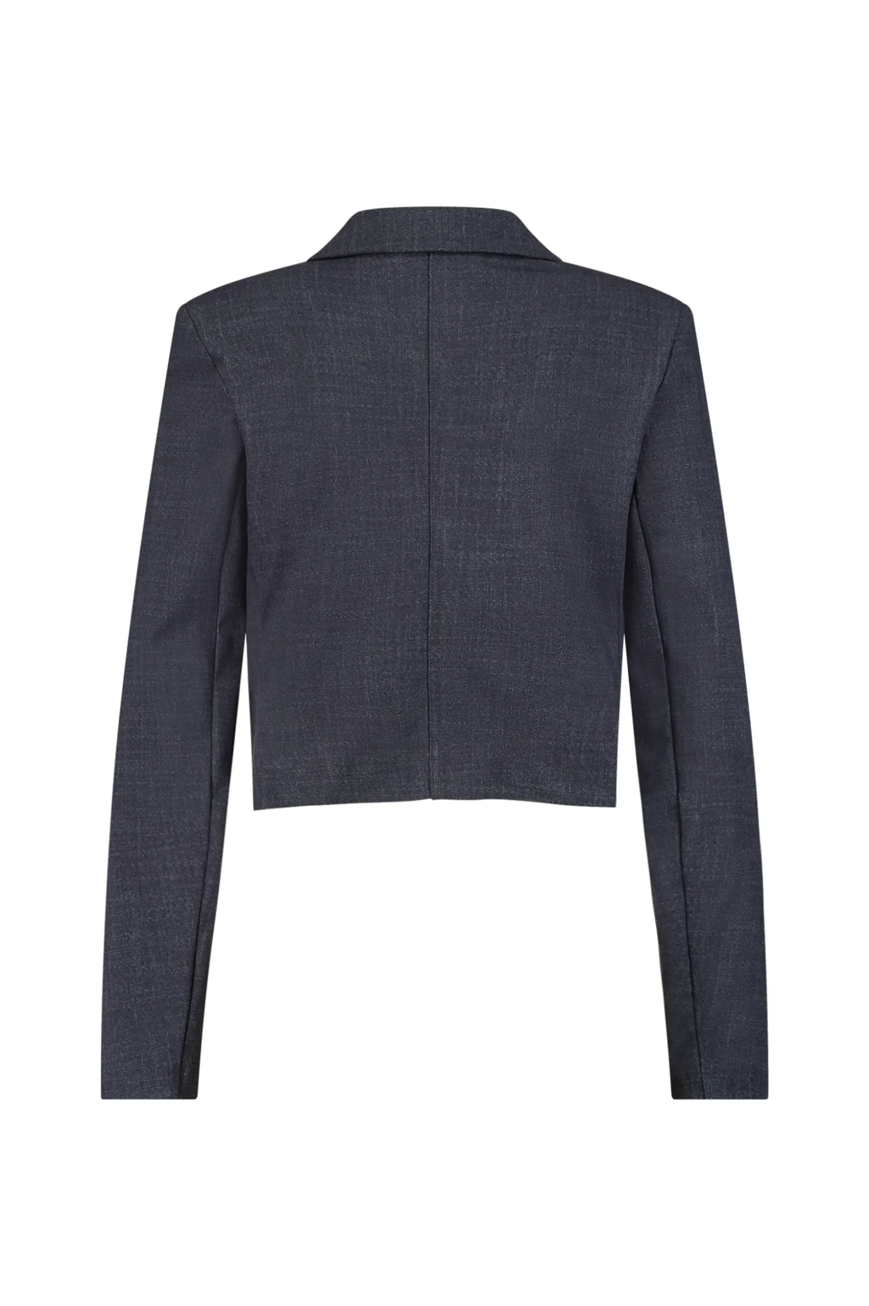 Mavy woven look blazer - midnight blue