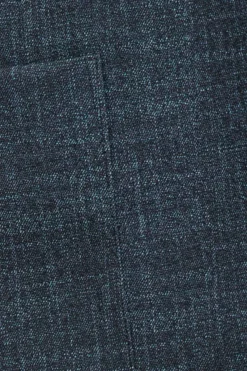 Mavy woven look blazer - midnight blue