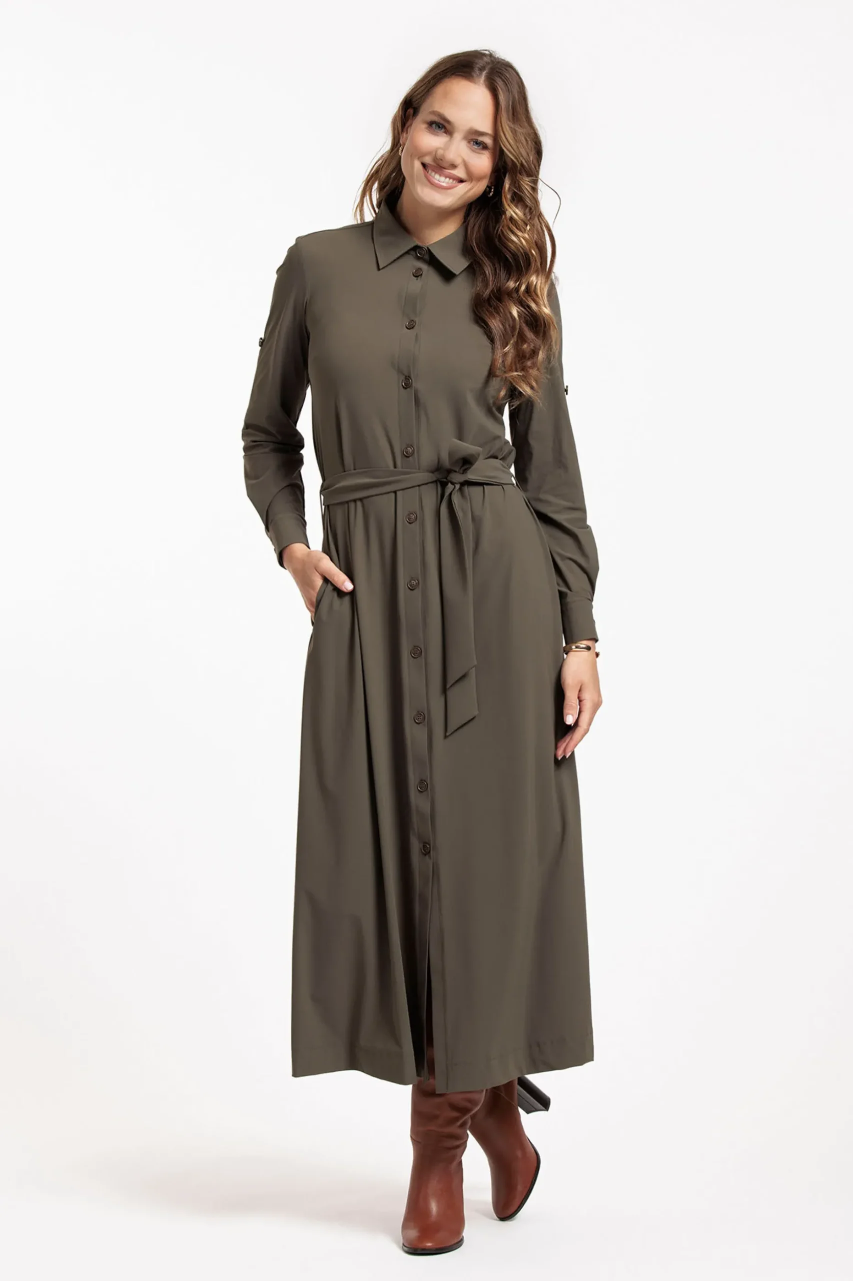 Melissa dress - new army