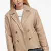 Meriel herringbone jacket - beige