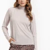 Miki glitter top - pale pink