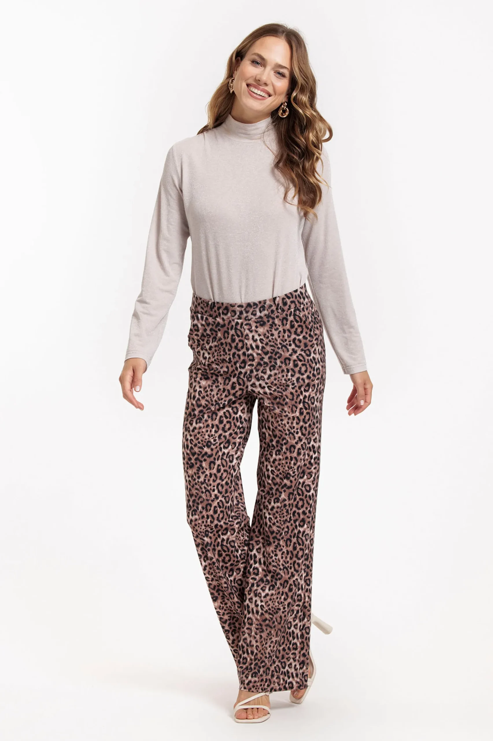 Miki glitter top - pale pink