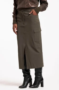 Nadia Cargo skirt - new army
