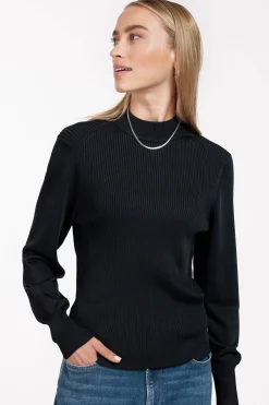 Nadia shiny pullover - dark blue