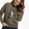 Nine tiger sweater - new army