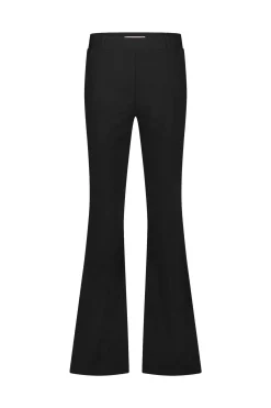 Noa flair tape trousers - black