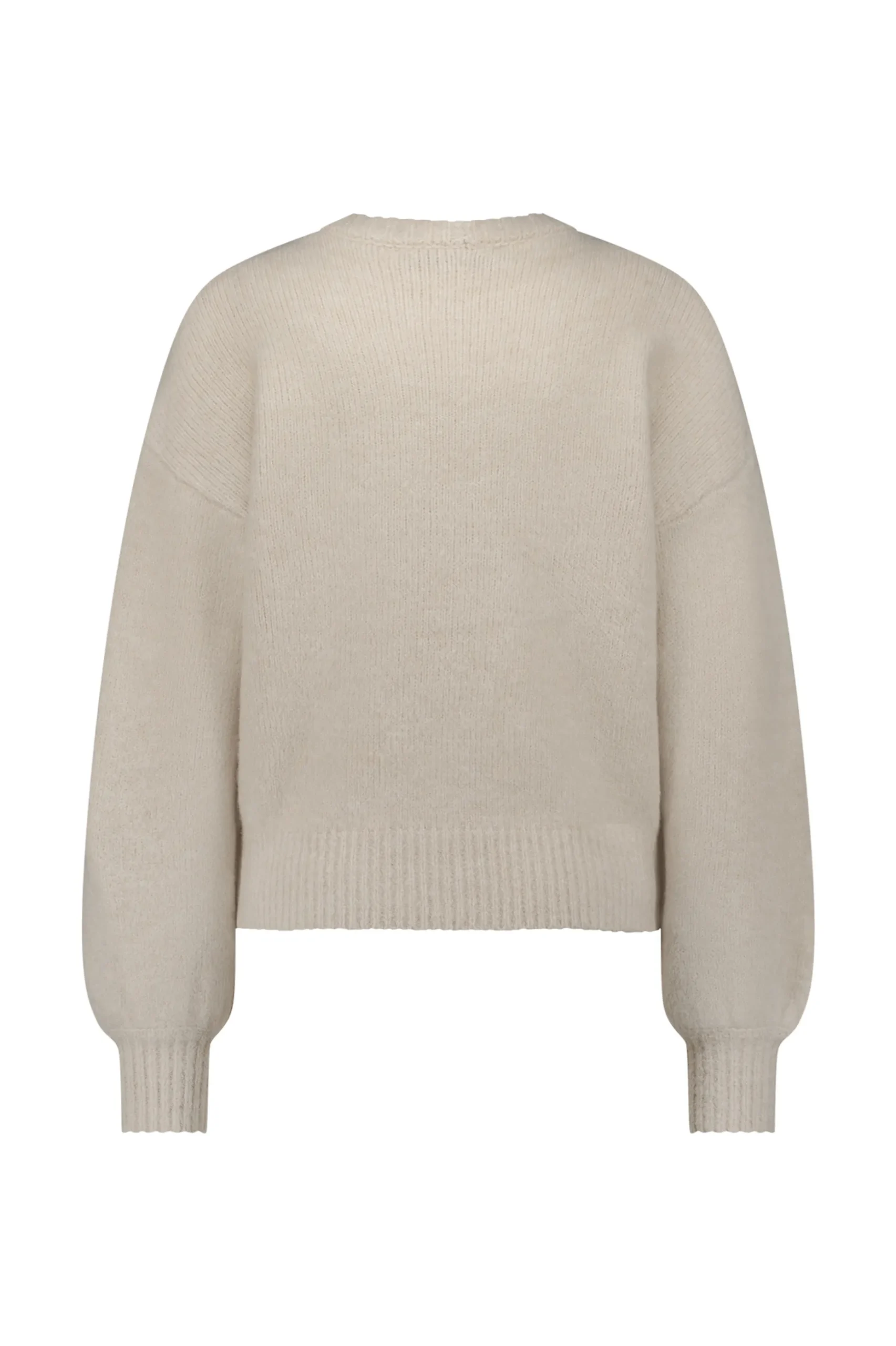 Nour flower pullover - kit/merlot
