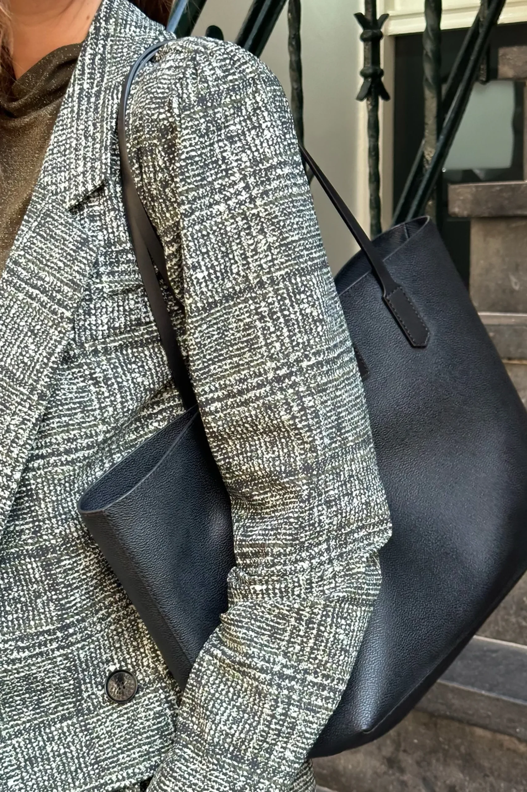 Ocea check blazer - black/kit