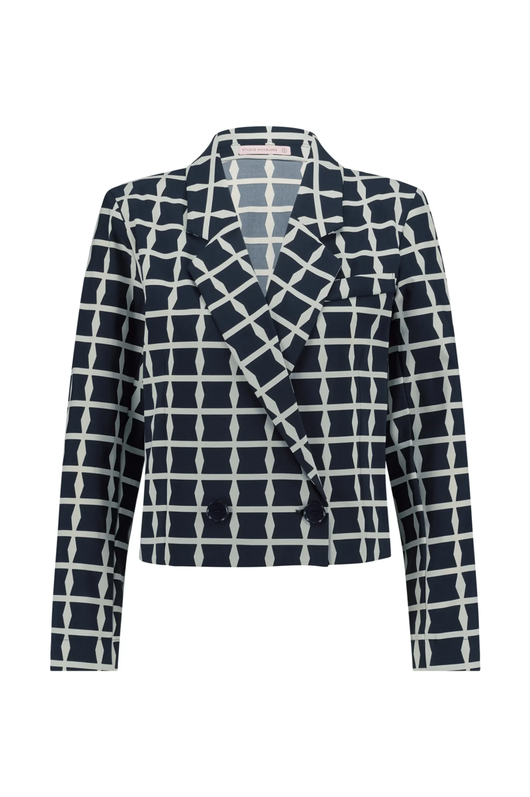 Ocean squares blazer - dblue/kit