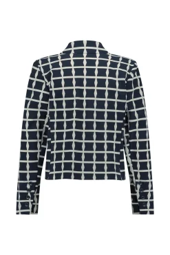 Ocean squares blazer - dblue/kit
