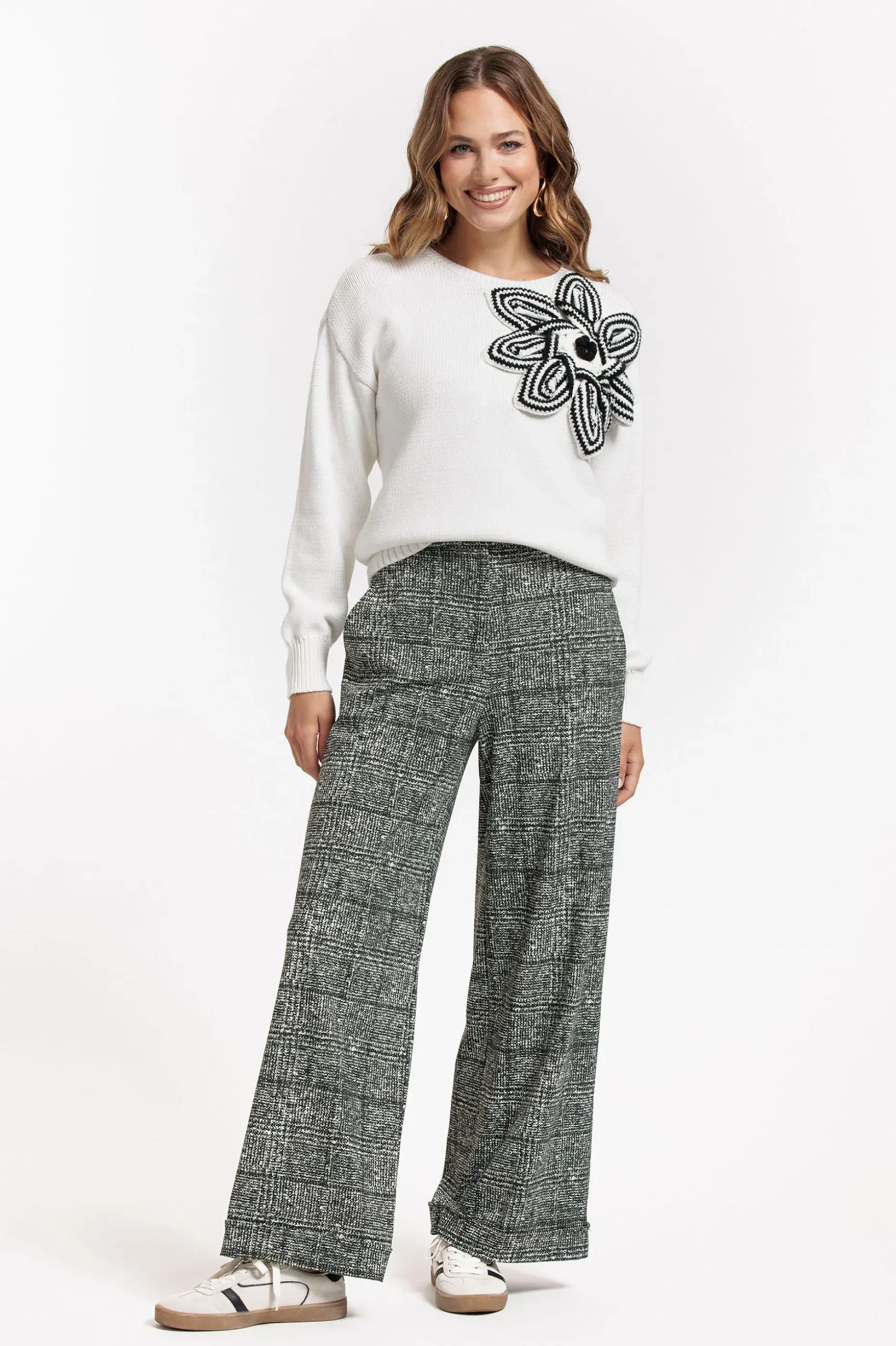 Ozzie Check trousers - black/kit