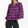 Philou 2way love top - black/magenta