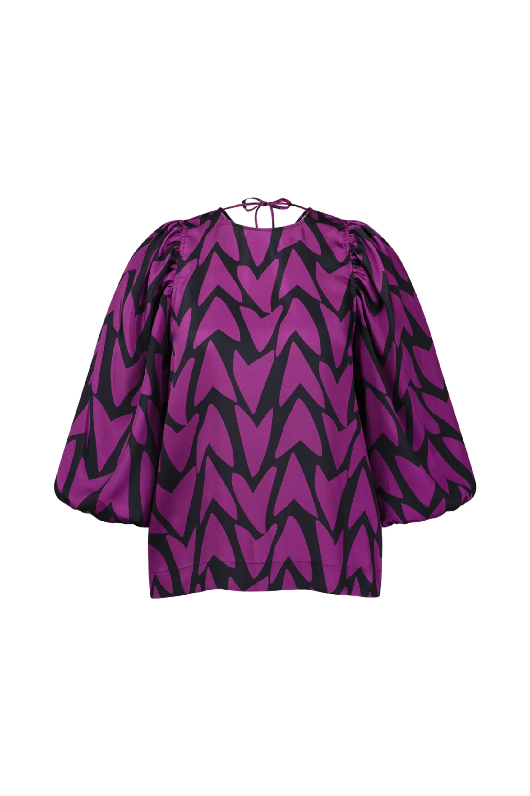 Philou 2way love top - black/magenta