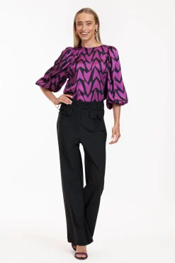 Philou 2way love top - black/magenta