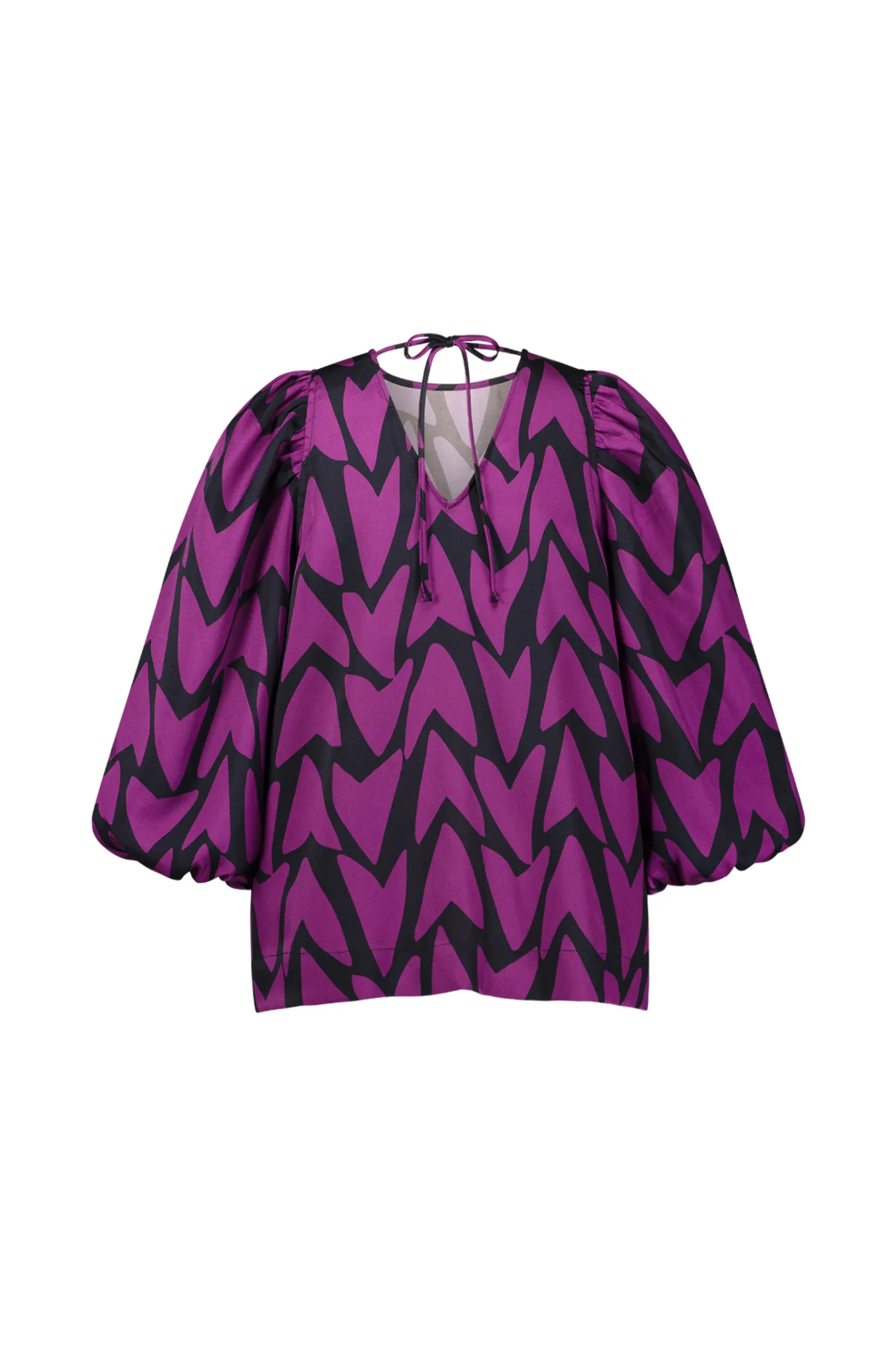 Philou 2way love top - black/magenta