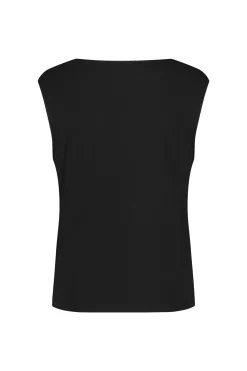 Pien knot top - black