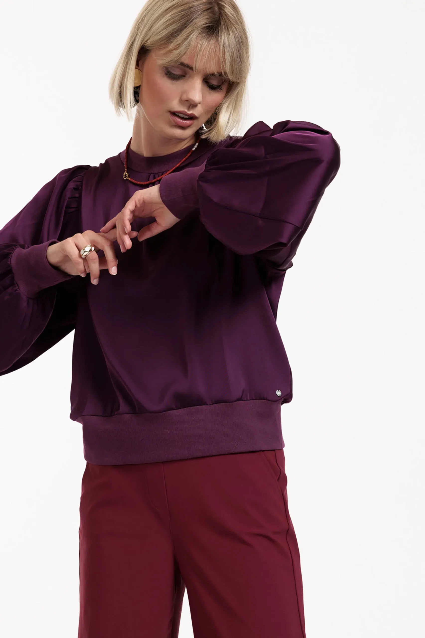 Pippa top - blackberry