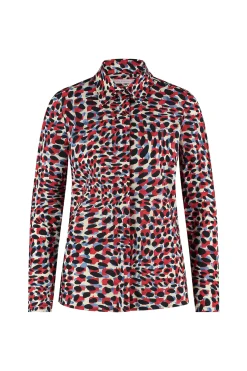 Poppy animal blind shirt - Kit/red
