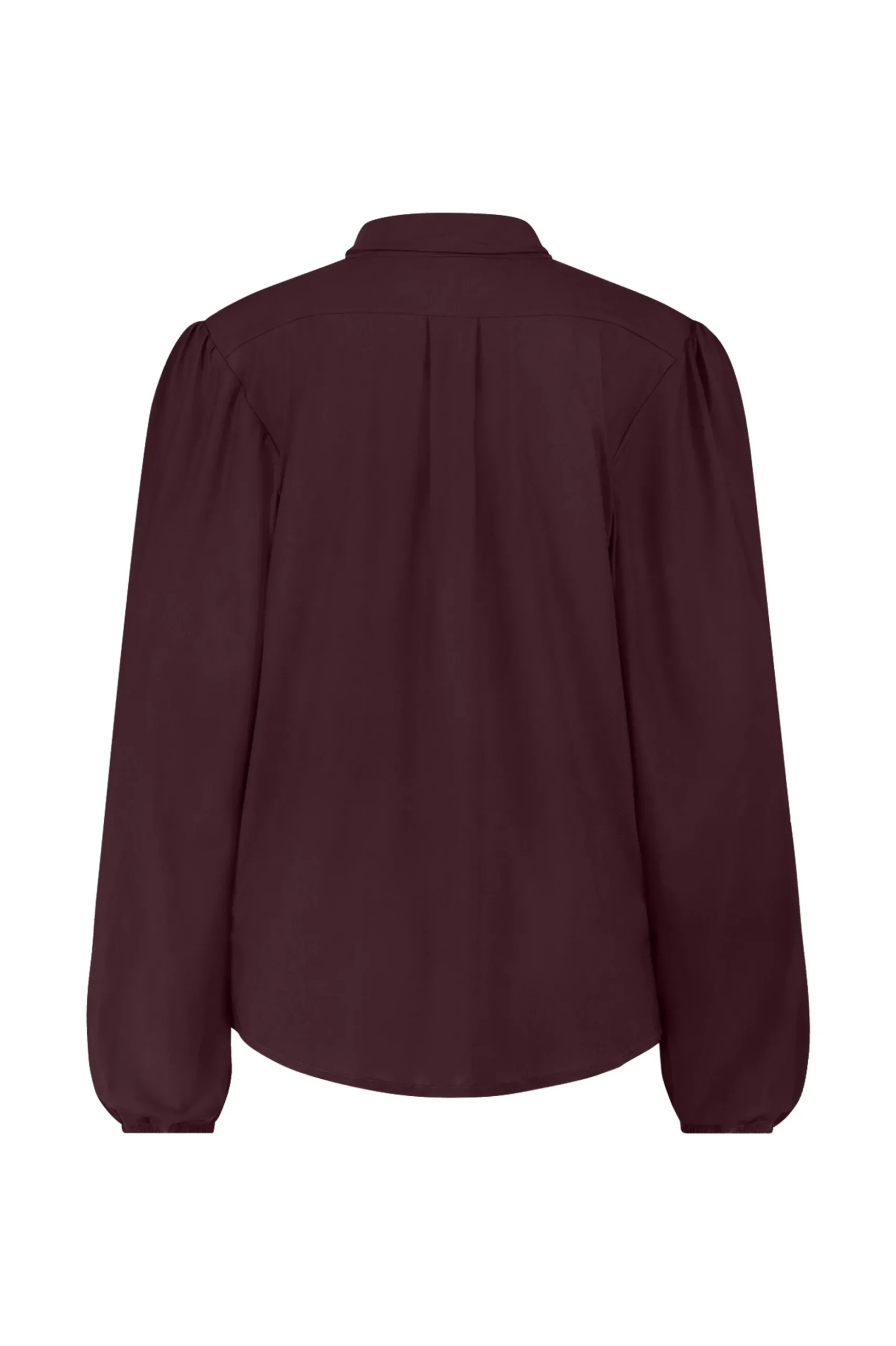Poppy bow blouse - blackberry