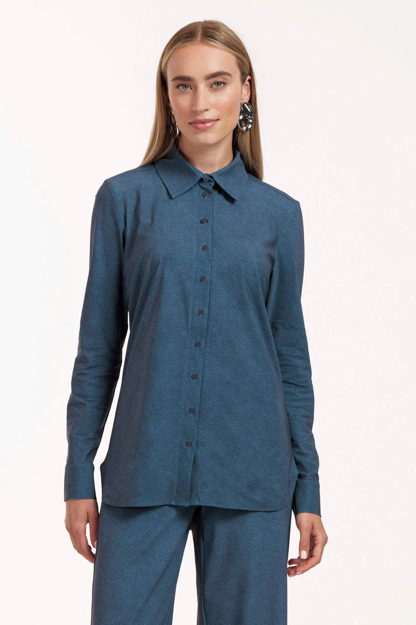 Poppy denim blouse - jeans