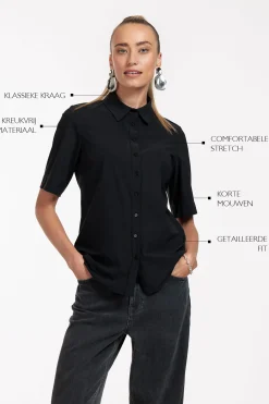 Poppy SSL shirt - black