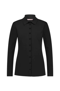 Poppy tape shirt - black