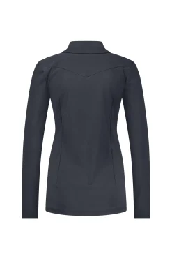 Poppy western shirt - antraciet