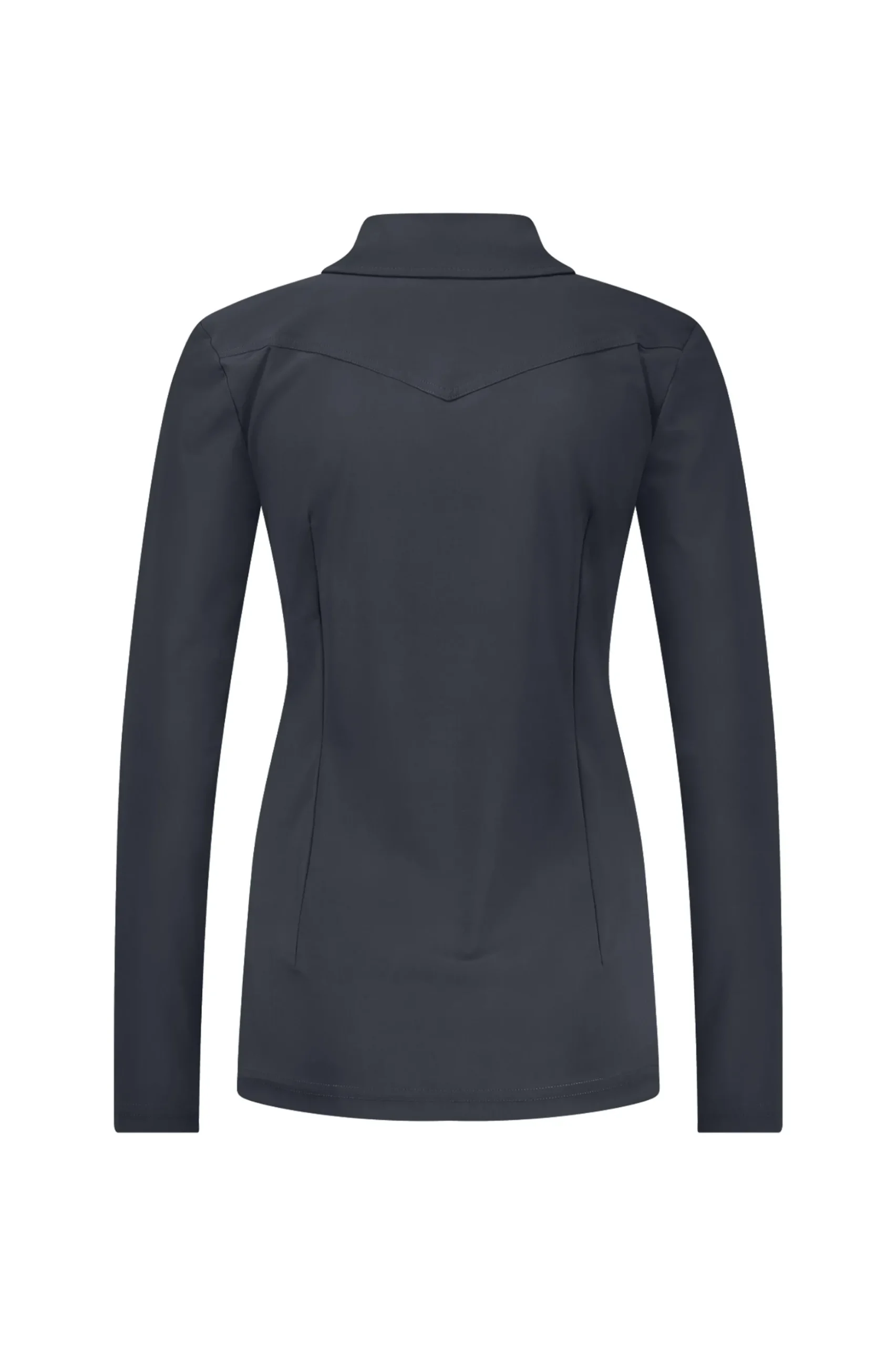 Poppy western shirt - antraciet