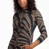 Poppy zebra shirt - black/new army