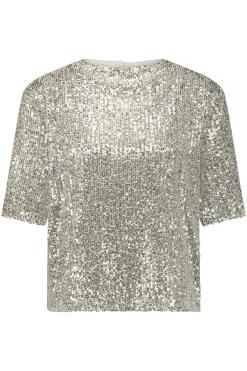 Princess sequins top - gold