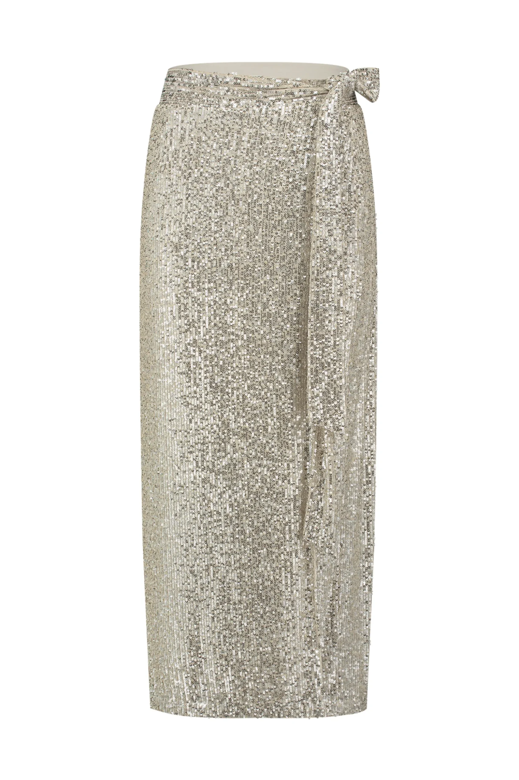 Queen sequins skirt - gold