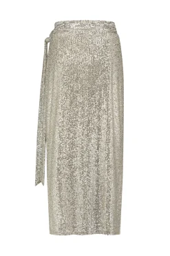Queen sequins skirt - gold