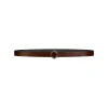 Reversible ornament belt - Cognac/black