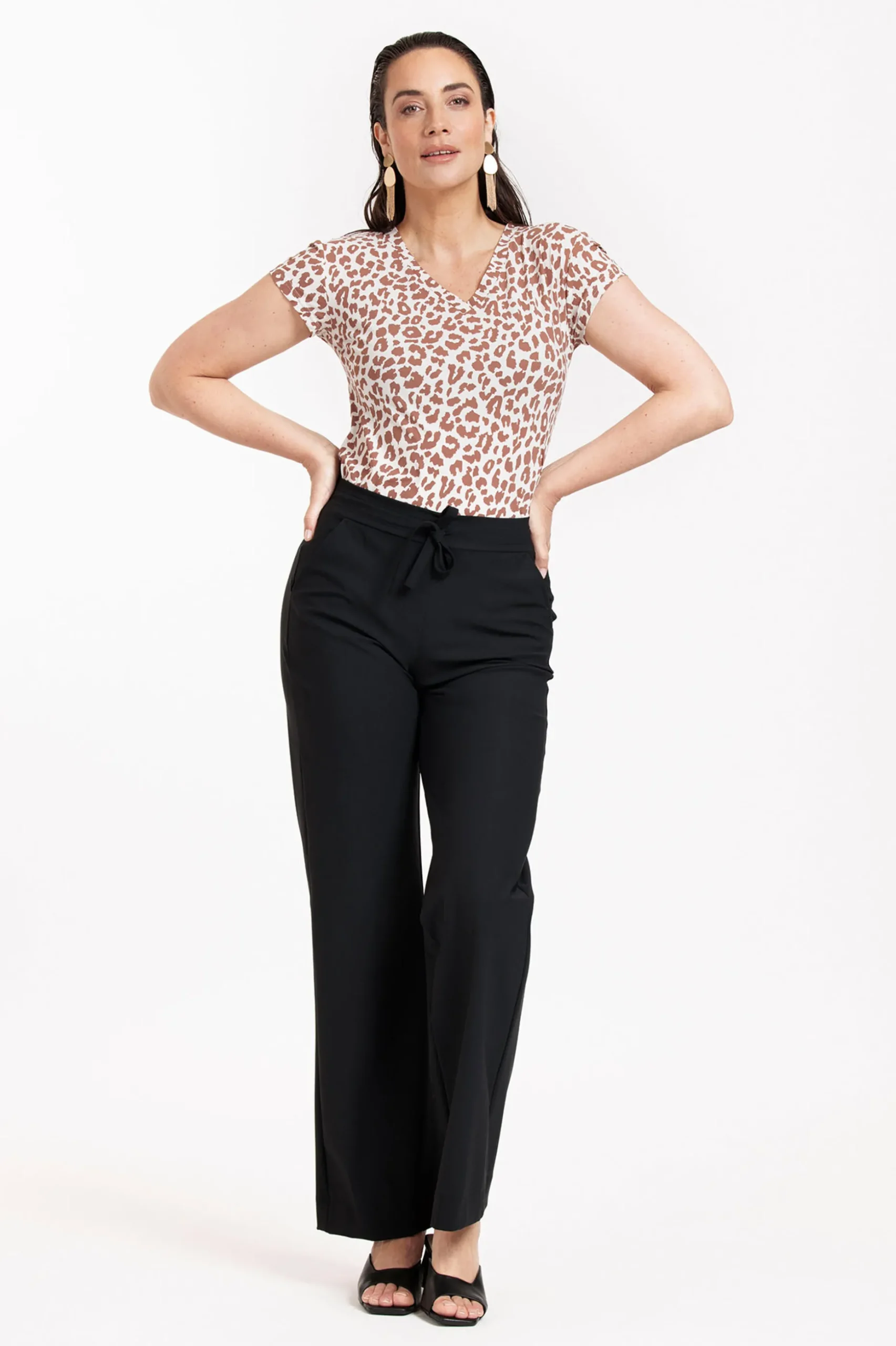 Roller skin shirt - kit/chocolate