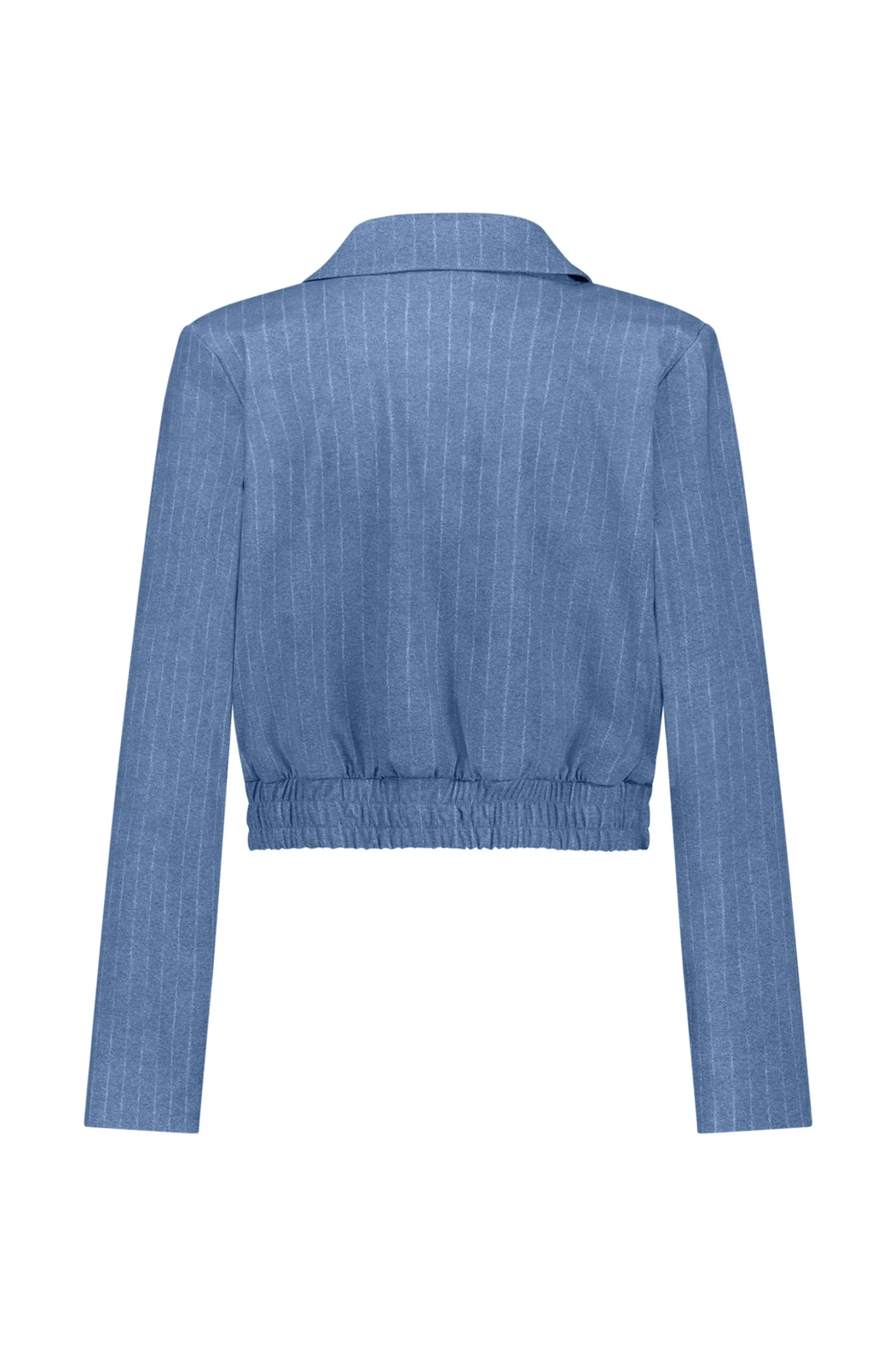 Ruby pinstripe blazer - denim blue
