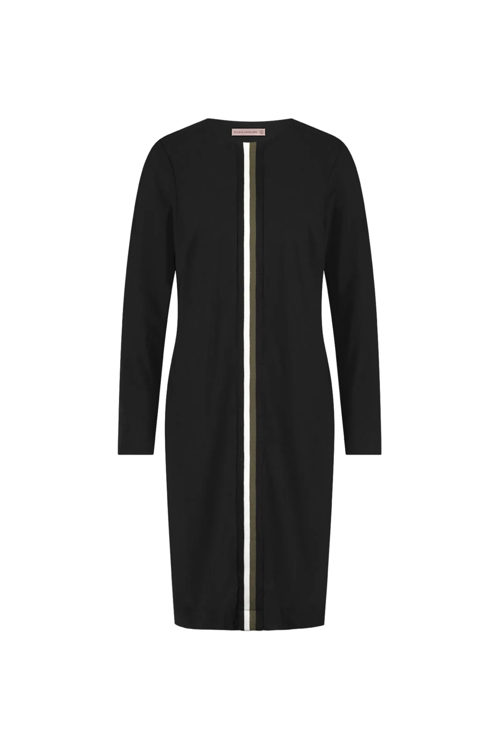 Ruby tape dress - black