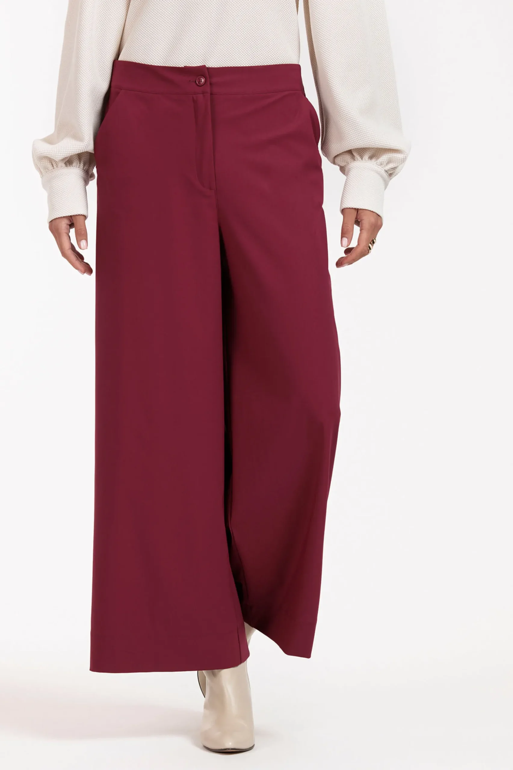 Sabine trousers - merlot