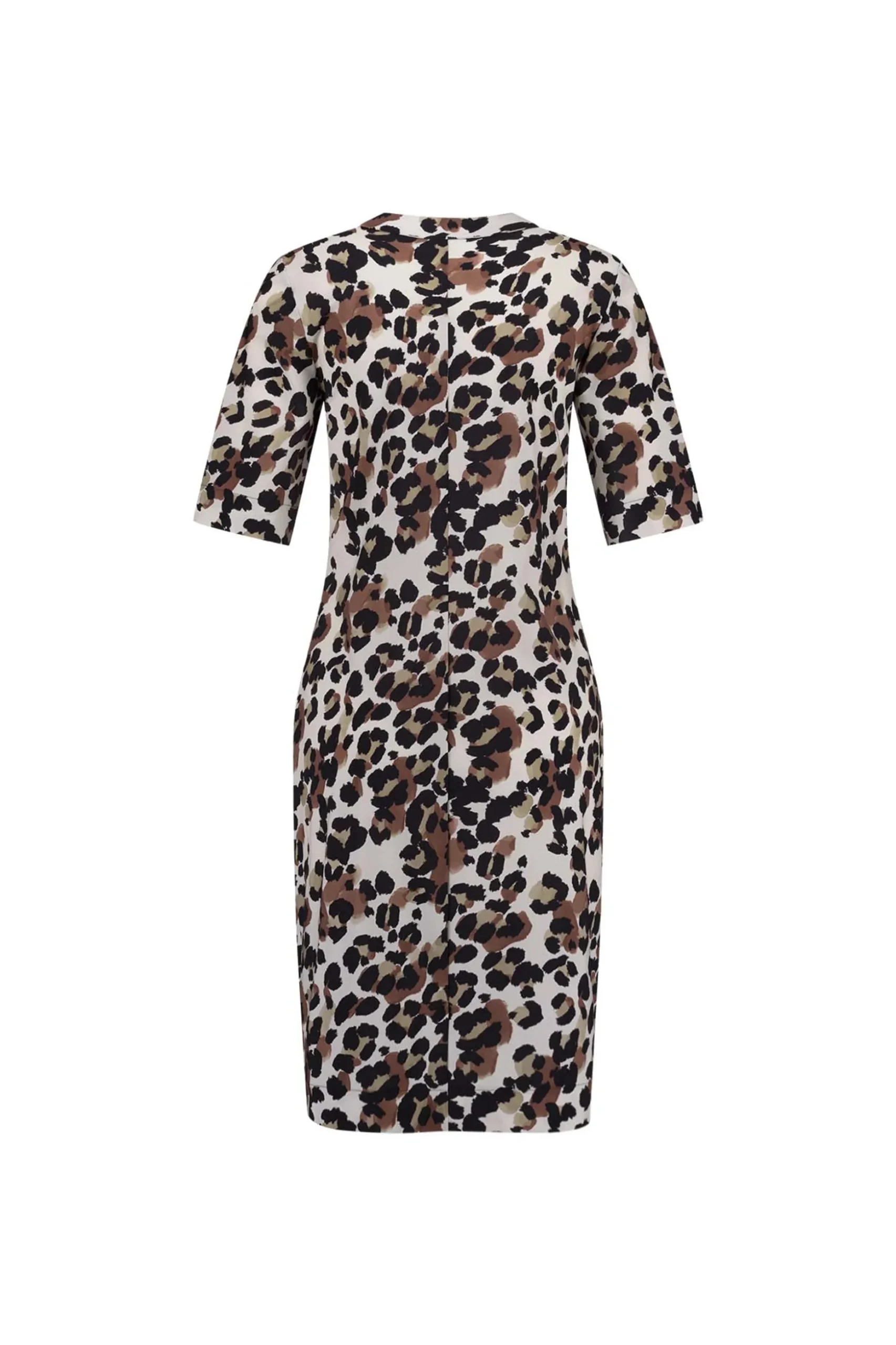 Simplicity leopard dress - kit/chocolate