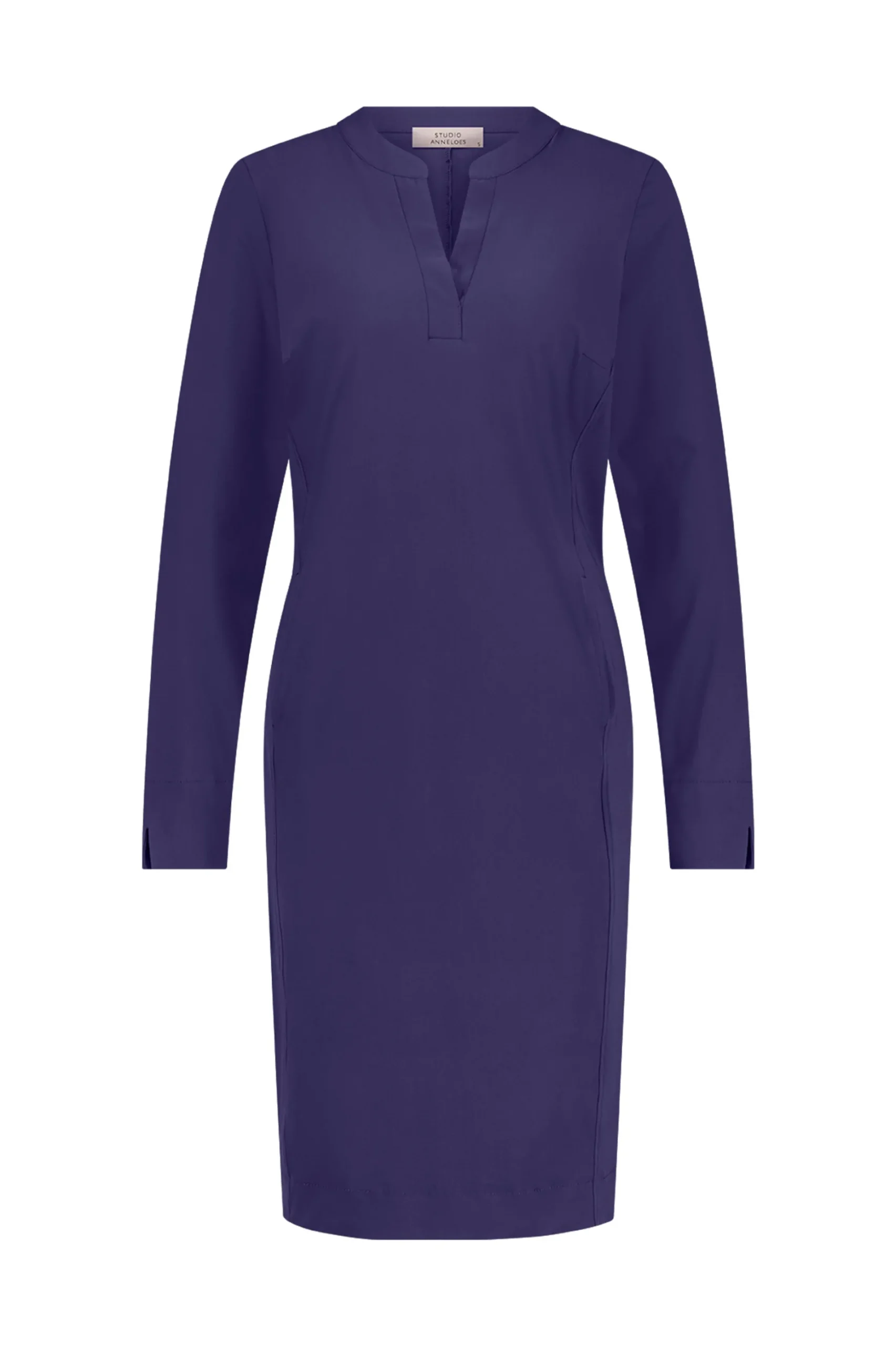 Simplicity long sleeve dress - deep purple