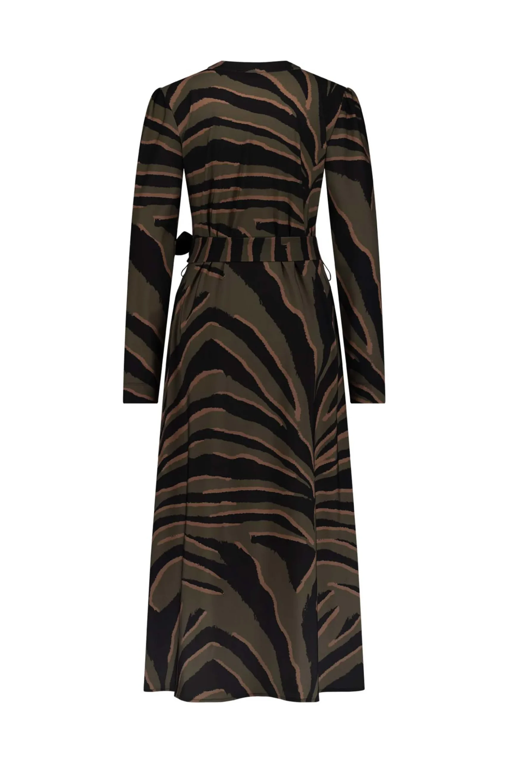 Sira zebra dress - black/new army