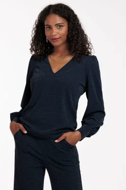 Sophie sparkle top - dark blue