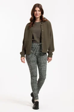 Stairdown check trousers - black/kit