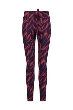 Stairdown leaves trousers - darkblue/merlot