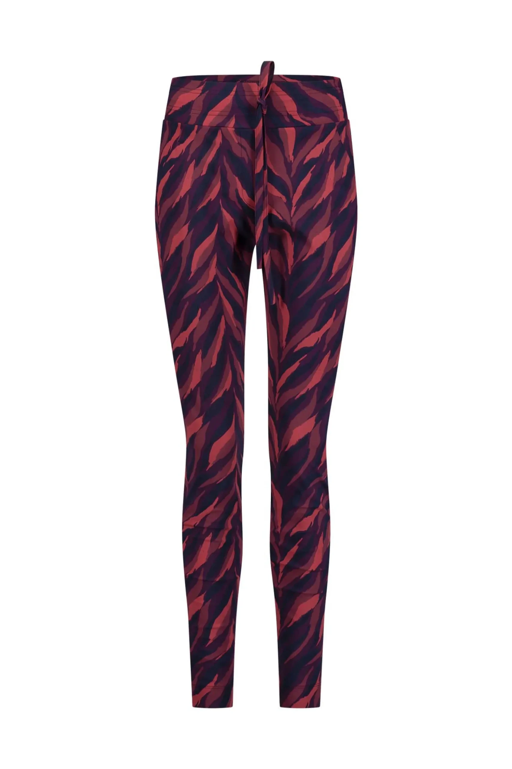 Stairdown leaves trousers - darkblue/merlot